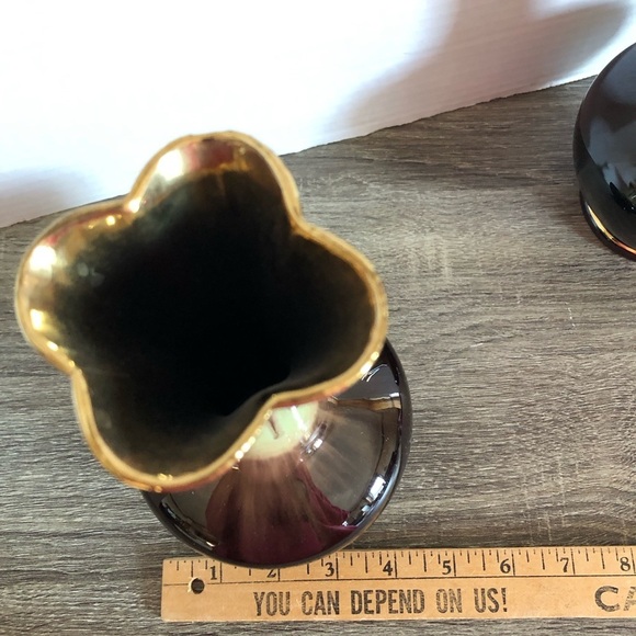 1950s Germany Drip Glaze Vases - Picture 7 of 13